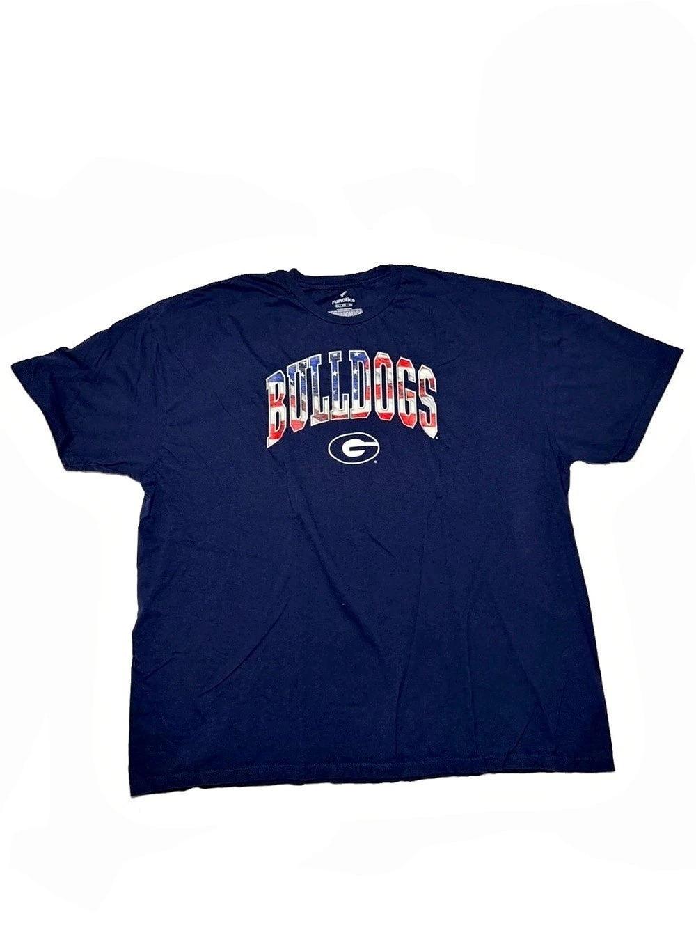 Fanatics Georgia Bulldogs Americana Graphic T-Shirt Blue
